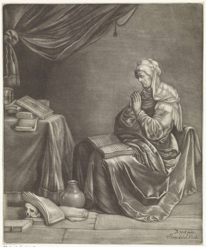 Biddende vrouw