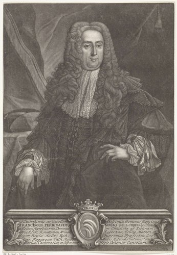 Portret van Franciscus Ferdinand Kinsky