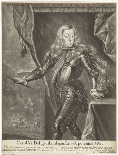 Portret van Karel II, koning van Spanje