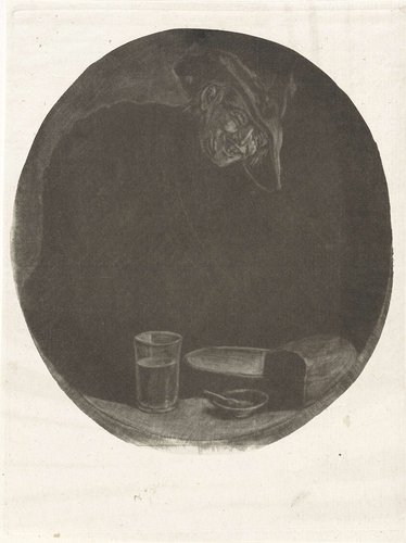Lachende boer by Jacob Gole