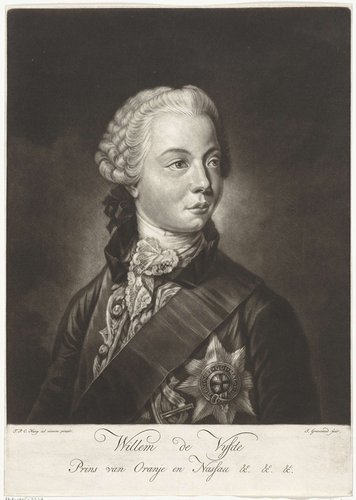 Portret van Willem V, prins van Oranje-Nassau