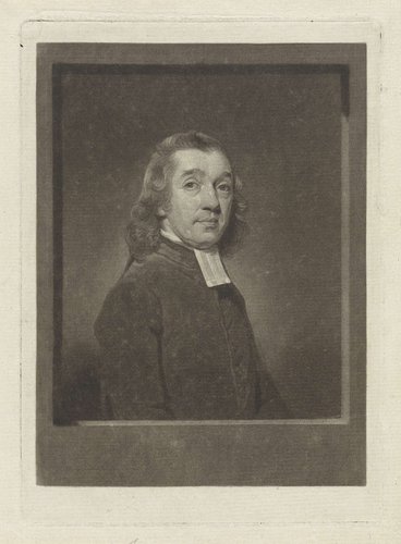 Portret van de dichter en predikant Matthias Jorissen by Charles Howard Hodges
