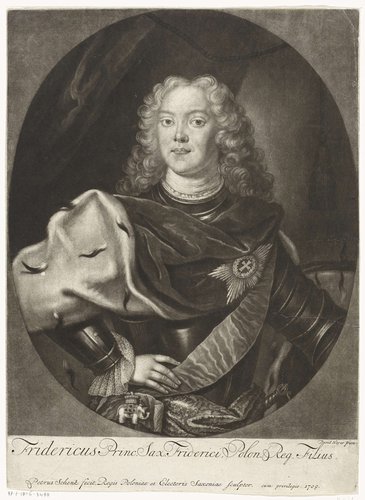 Portret van Augustus II, koning van Polen