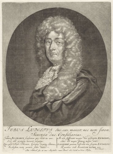 Portret van Job Ludolf by Pieter Schenk (I)