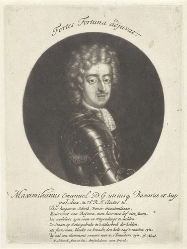 Portret van Maximiliaan Emanuel II by Pieter Schenk (I)