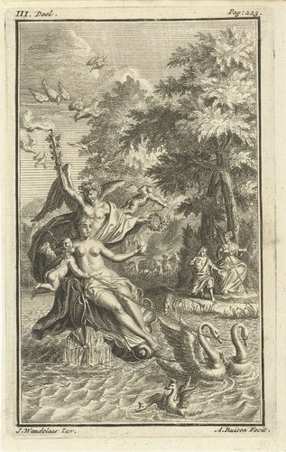 Huwelijksaanzoek met Venus en Amor