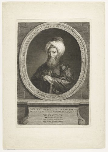 Portret van Selomoh Salem