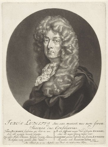 Portret van Job Ludolf by Pieter Schenk (I)