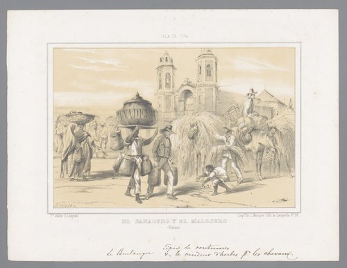 Marktkooplieden in Havana