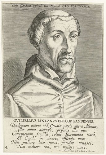 Portretten van beroemde Nederlandse en Vlaamse geleerden by Philips Galle