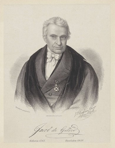 Portret van Jacob de Gelder by Johann Peter Berghaus