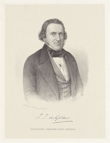 Portret van J.J. de Gelder by Johann Peter Berghaus