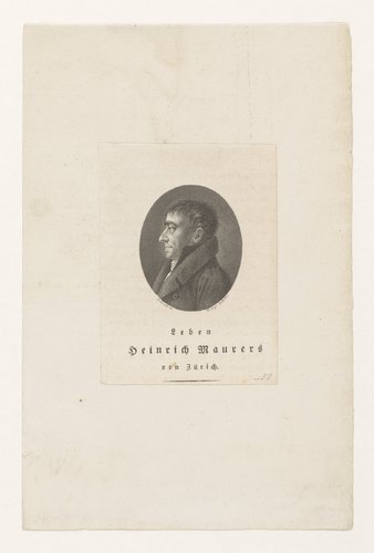 Portret van Heinrich Maurer
