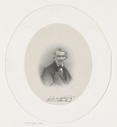 Portret van Andreas Schelfhout