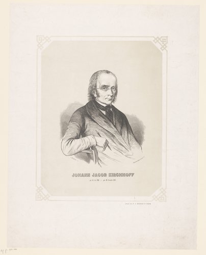 Portret van Johann Jacob Kirchhoff by Eduard Kretzschmar; Anton Huttula