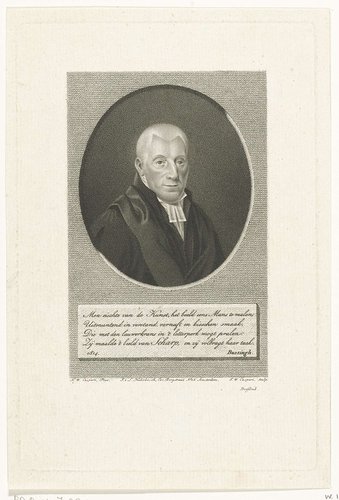 Portret van Jan Scharp