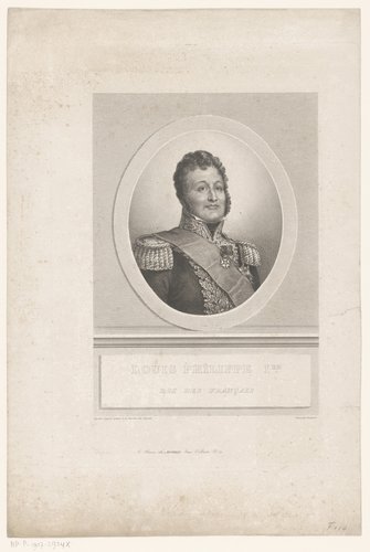 Portret van koning Lodewijk Filips I