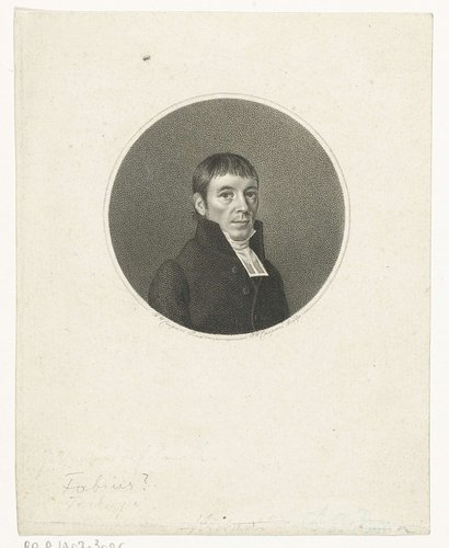 Portret van Jan Christiaan Fabius