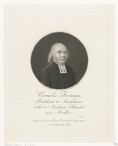 Portret van Cornelis Fortuyn by Jan Willem Caspari