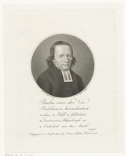 Portret van Paulus van der Ven