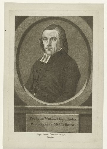 Portret van Frederik Willem Hugenholtz