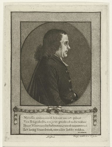 Portret van Frederik Willem Hugenholtz