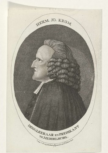 Portret van Hermanus Johannes Krom