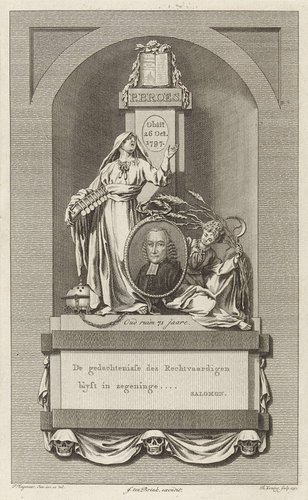 Allegorisch grafmonument voor Petrus Broes