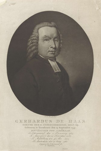 Portret van Gerhardus de Haas