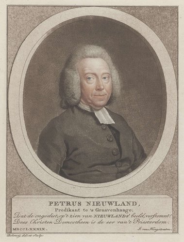 Portret van Petrus Nieuwland