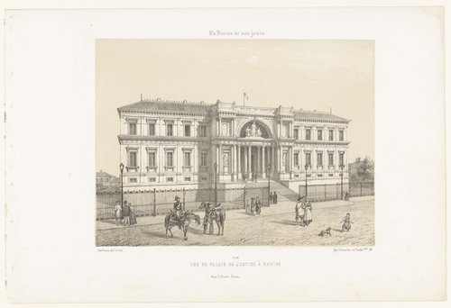 Vue du Palais de Justice à Nantes