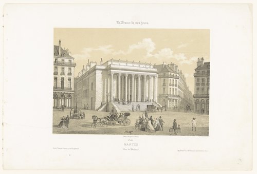 Nantes. Vue du théâtre