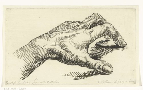 Studie van een hand