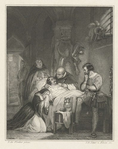 Sterfbed van een krijgsman