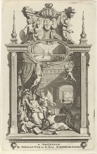 Schrijfkunst in een bibliotheek