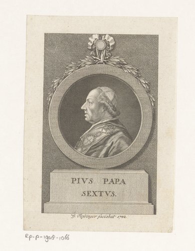 Portret van Pius VI