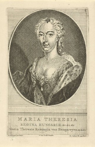 Portret van keizerin Maria Theresia by Jan l'Admiral