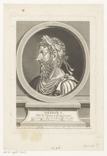 Portret van keizer Otto I