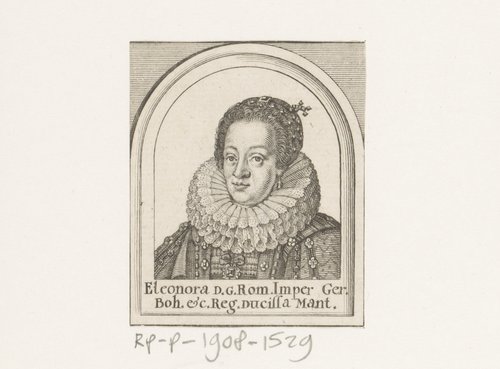 Portret Eleonora Gonzaga by Matthäus Merian (I)