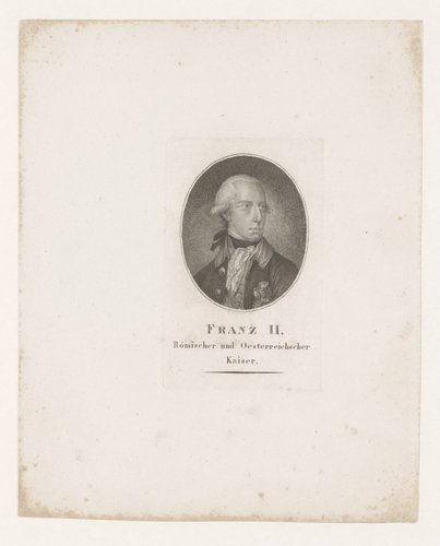 Portret van Frans II Josef Karel, Rooms-Duits keizer