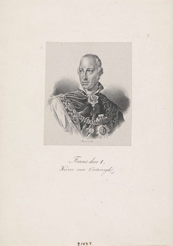 Portret van Frans I, keizer van Oostenrijk