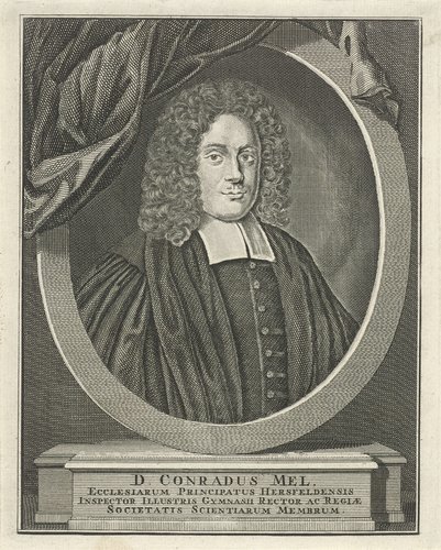 Portret van Conradus Mel
