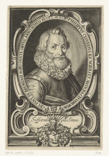 Portret van de geograaf Philippus Cluverius