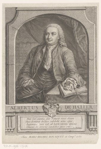 Portret van Albrecht von Haller