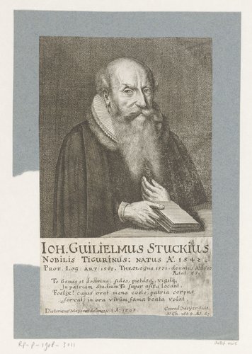 Portret van Johann Wilhelm Stucki