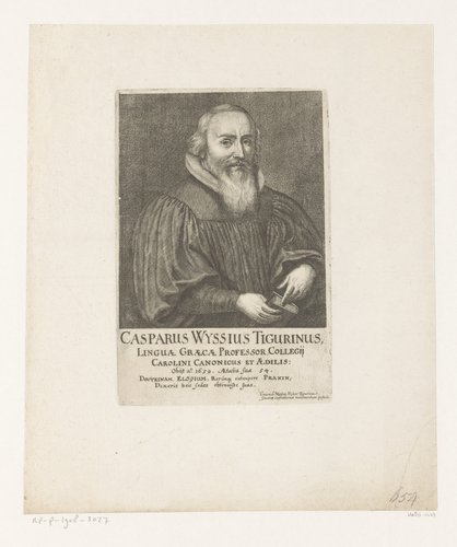 Portret van Caspar Wyss