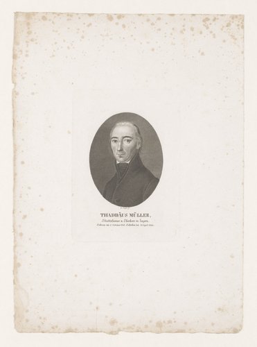 Portret van Thaddäus Müller