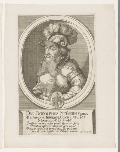 Portret van Rudolph Stüssi