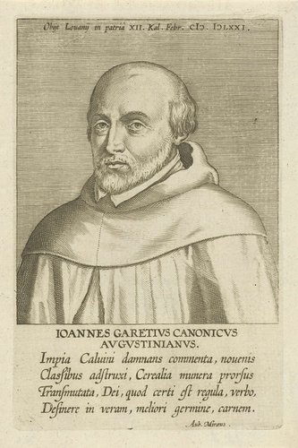 Ioannes Garetivs Canonicvs Avgvstinianvs