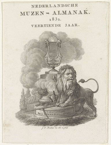 Titelpagina voor: Nederlandsche Muzen-Almanak 1832